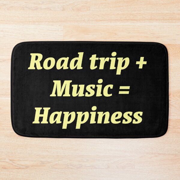Item preview, Road trip + Music = Happiness  designed and sold by Nomad-Maynard.