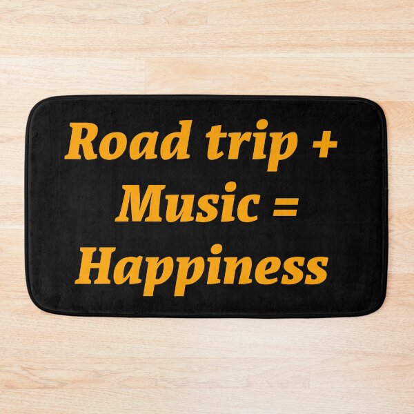 Item preview, Road trip + Music = Happiness  designed and sold by Nomad-Maynard.
