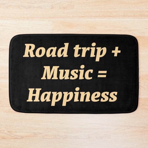 Item preview, Road trip + Music = Happiness  designed and sold by Nomad-Maynard.