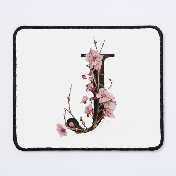 Item preview, Elegant Floral Letter J with Pink Cherry Blossoms - Perfect for Monograms and Artistic Designs designed and sold by Psycho-Crazy.