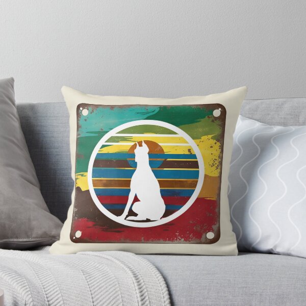 Item preview, Doberman Pinscher Retro Sunset – Bold Silhouette Vintage Dog Design designed and sold by Fredster1966.