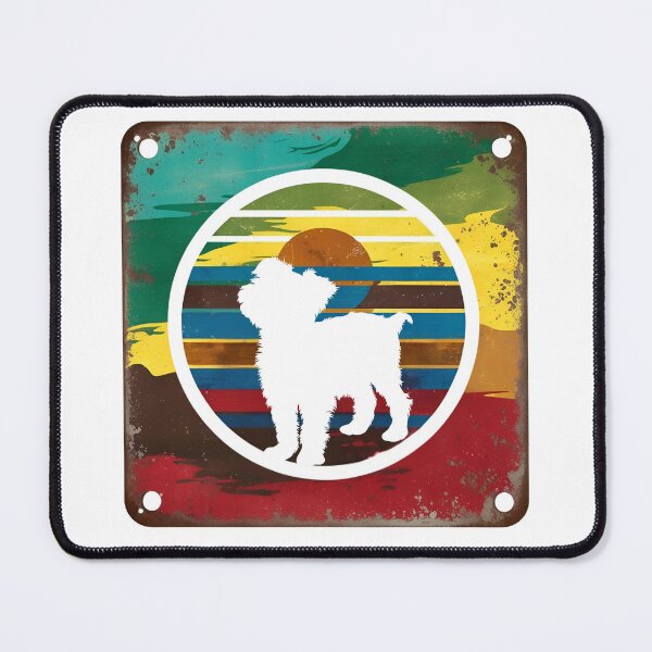 Item preview, Yorkshire Terrier Retro Sunset Silhouette | Cute Yorkie Lover Gift designed and sold by Fredster1966.