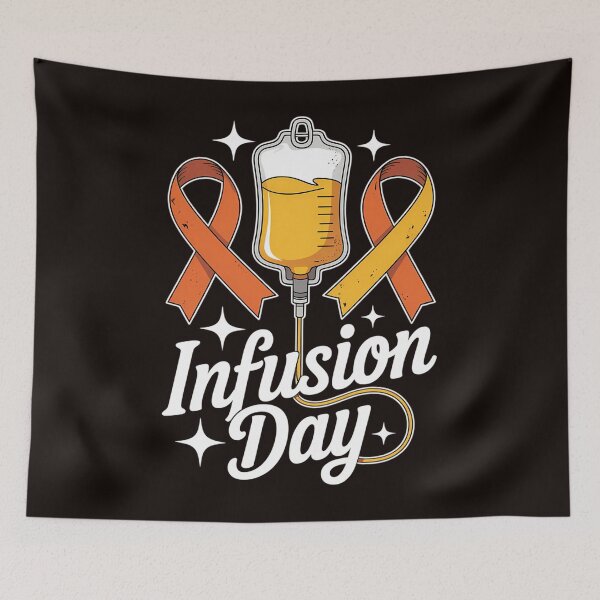 Item preview, MS infusion day Multiple Sclerosis Awareness Ribbon designed and sold by MAKOPOKOShop.