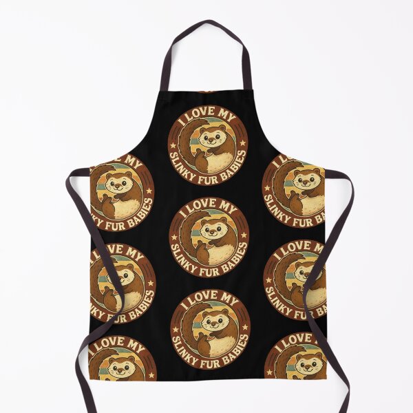 Item preview, I Love My Slinky Fur Babies, Ferret Lovers Design designed and sold by SubtleSplit.