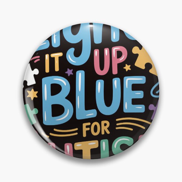 Item preview, Light It Up Blue Autism Awareness designed and sold by MAKOPOKOShop.