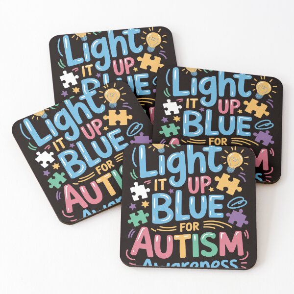 Item preview, Light It Up Blue Autism Awareness designed and sold by MAKOPOKOShop.