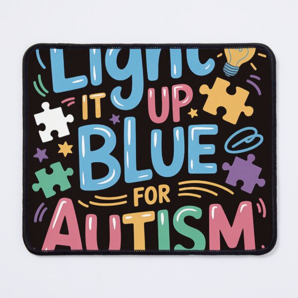 Item preview, Light It Up Blue Autism Awareness designed and sold by MAKOPOKOShop.