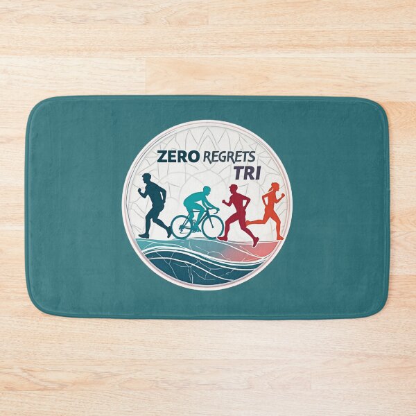 Item preview, Zero Regrets Tri – Bold Triathlon Mindset Design for Athletes designed and sold by Triathlongram.