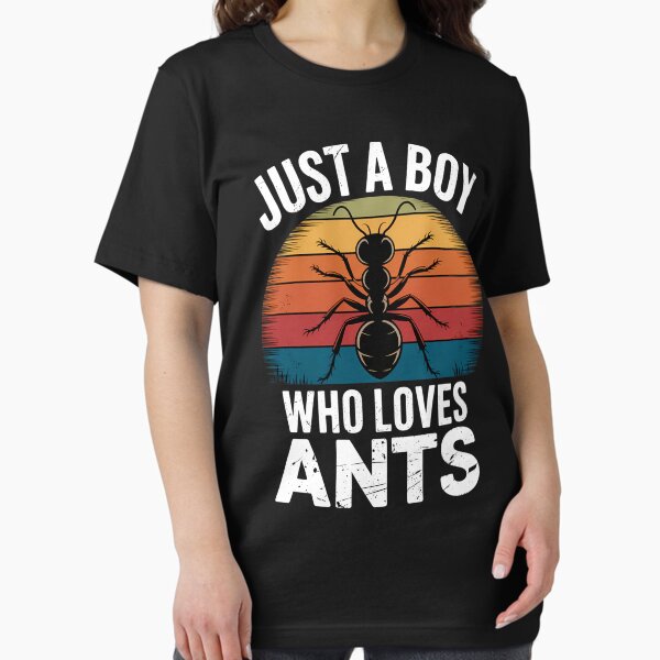Item preview, Just A Boy Who Loves Ants Recto Men Kids Ant Lovers designed and sold by LYCANTHRA.