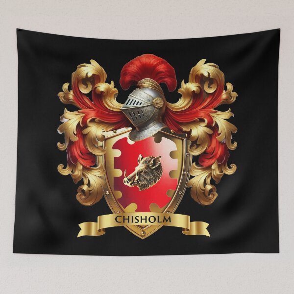 Item preview, Chisholm Family Crest – A Legacy of Strength and Honor designed and sold by Highlandkings.