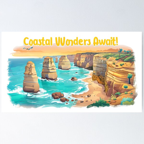 Item preview, Great Ocean Road Adventure designed and sold by ArtisticDesignsbyLinda.