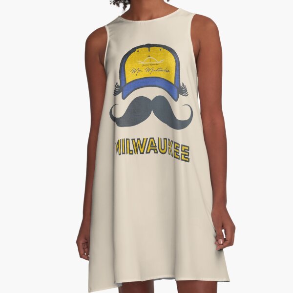 Aperçu de l'œuvre M. Moustache • Rollie Fingers • Milwaukee Brewers créée et vendue par MKE Rhine Maiden  •  Grumble Services, LLC..