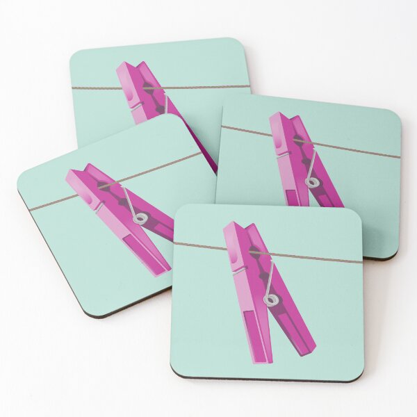 Item preview, Pink peg on a clothesline designed and sold by LICENSEDLEGIT.