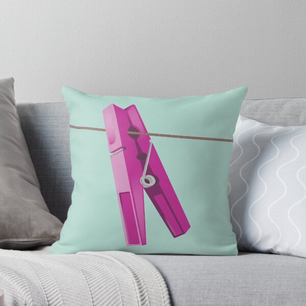 Item preview, Pink peg on a clothesline designed and sold by LICENSEDLEGIT.