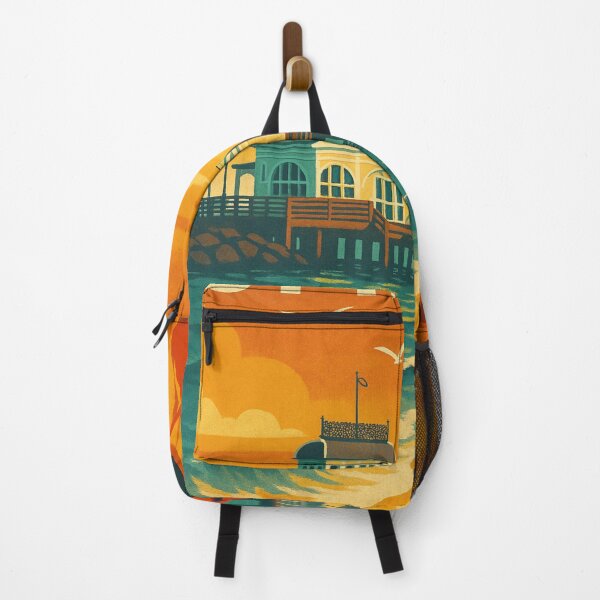 Item preview, Sunset at St Kilda Beach with Pavilion View, Melbourne Victoria designed and sold by Places On Earth.