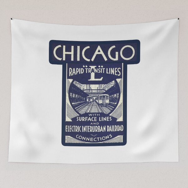 Item preview, Chicago and Suburbs Rapid Transit L Lines designed and sold by QuayTradingCo.