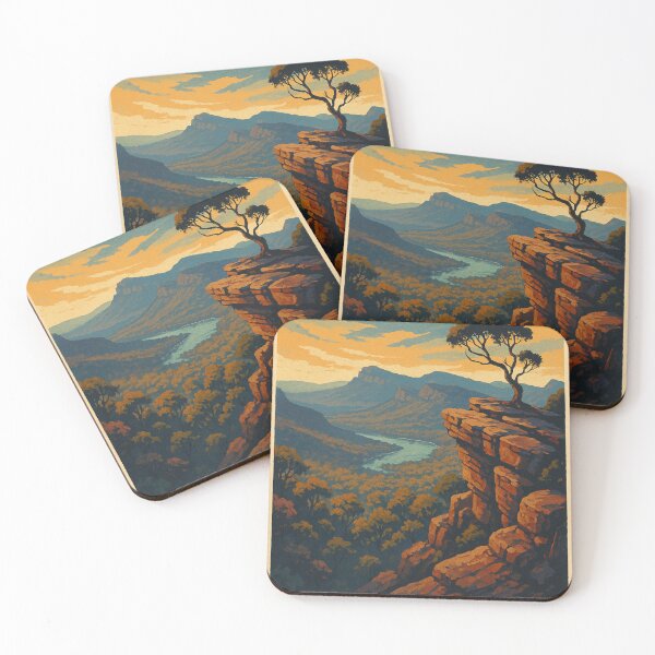 Item preview, Grampians National Park Sunset Overlook, Victoria Australia designed and sold by Places On Earth.