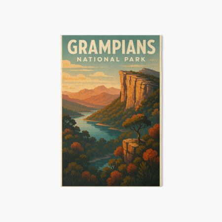 Item preview, River Valley and Cliffs at Grampians National Park, Western Victoria designed and sold by placesonearth.