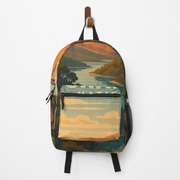 Item preview, River Valley and Cliffs at Grampians National Park, Western Victoria designed and sold by Places On Earth.