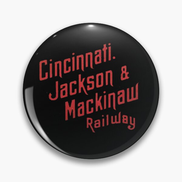 Item preview, Vintage Cincinnati Jackson and Mackinaw Railway designed and sold by QuayTradingCo.