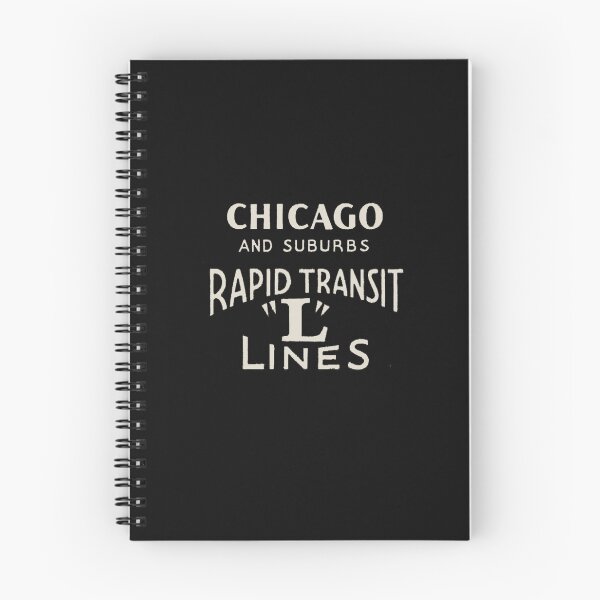 Item preview, Vintage Chicago and Suburbs Rapid Transit L Lines designed and sold by QuayTradingCo.