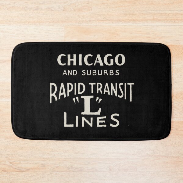 Item preview, Vintage Chicago and Suburbs Rapid Transit L Lines designed and sold by QuayTradingCo.