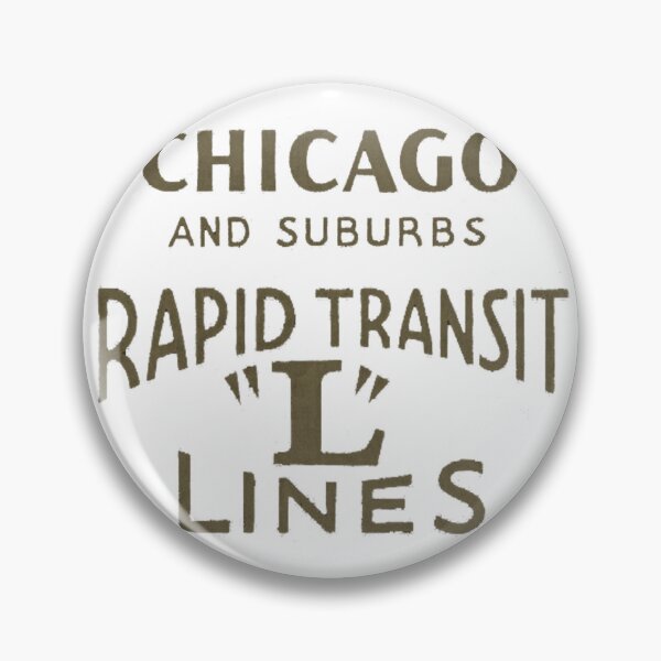 Item preview, Vintage Chicago and Suburbs Rapid Transit L Lines designed and sold by QuayTradingCo.