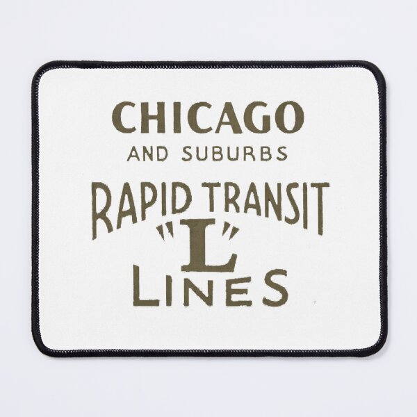 Item preview, Vintage Chicago and Suburbs Rapid Transit L Lines designed and sold by QuayTradingCo.