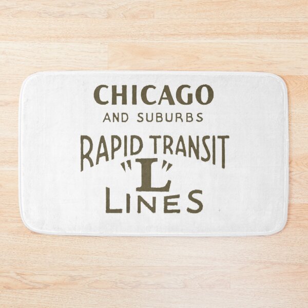 Item preview, Vintage Chicago and Suburbs Rapid Transit L Lines designed and sold by QuayTradingCo.