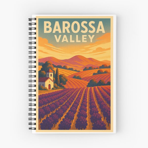 Item preview, Barossa Valley Vineyard Landscape at Dusk, South Australia designed and sold by Places On Earth.
