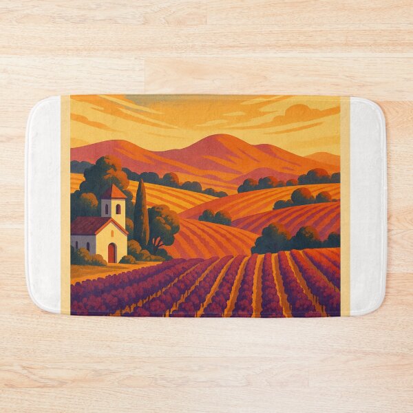 Item preview, Barossa Valley Vineyard Landscape at Dusk, South Australia designed and sold by Places On Earth.