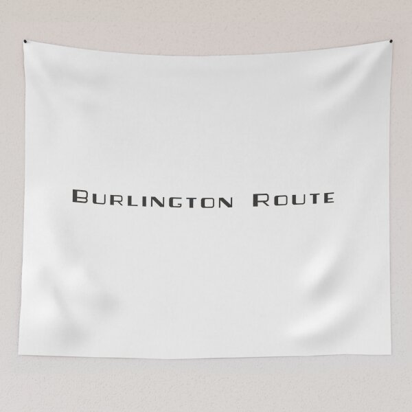 Artikelvorschau, Vintage Chicago, Burlington and Quincy Railroad - Burlington Route entworfen und verkauft von QuayTradingCo.