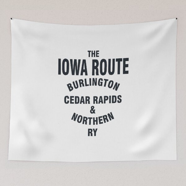 Item preview, Burlington Cedar Rapids and Northern Railway - The Iowa Route designed and sold by QuayTradingCo.