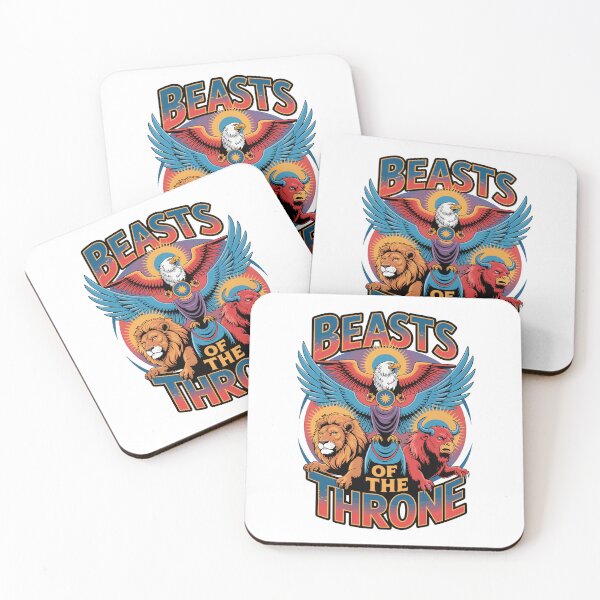 Item preview, Beasts of the Throne – Symbolic Lion, Eagle, and Ox Celestial Design designed and sold by Zanigold.