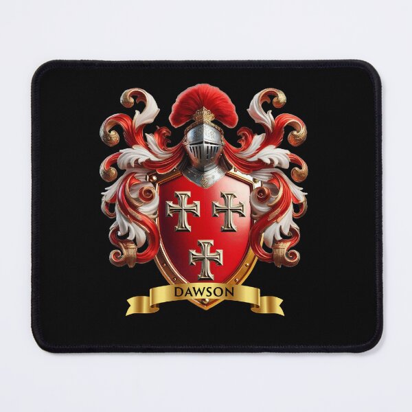 Item preview, Dawson Family Crest – Ancestral Coat of Arms, Heraldic Emblem Gift designed and sold by Highlandkings.