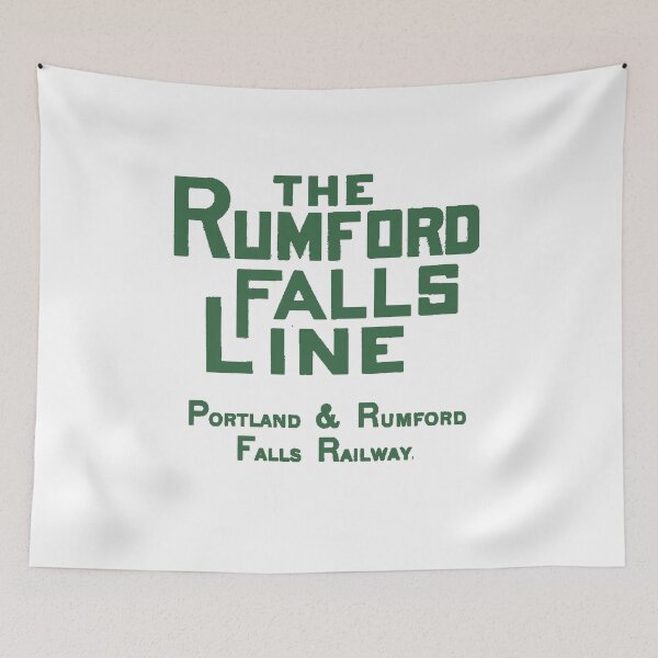 Item preview, Vintage Rumford Falls Line - Portland and Rumford Falls Railway designed and sold by QuayTradingCo.