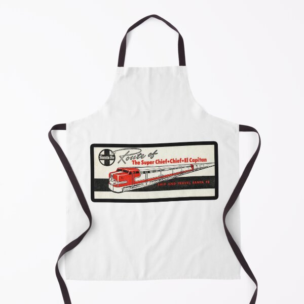 Item preview, Vintage Santa Fe Railroad - Route of The Super Chief - Chief - El Capitan designed and sold by QuayTradingCo.