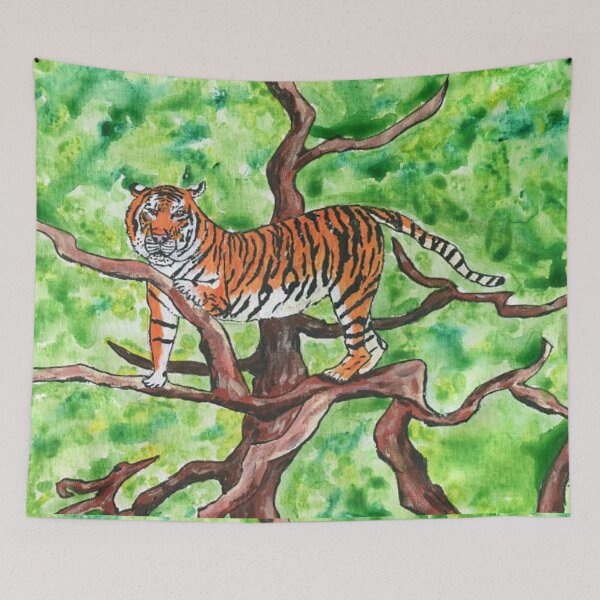 Item preview, Sunda Tiger (Critically Endangered) designed and sold by ArtbyBrittney.