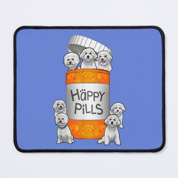 Item preview, Bichon Frise - Happy Pills designed and sold by Bichon Boutique.