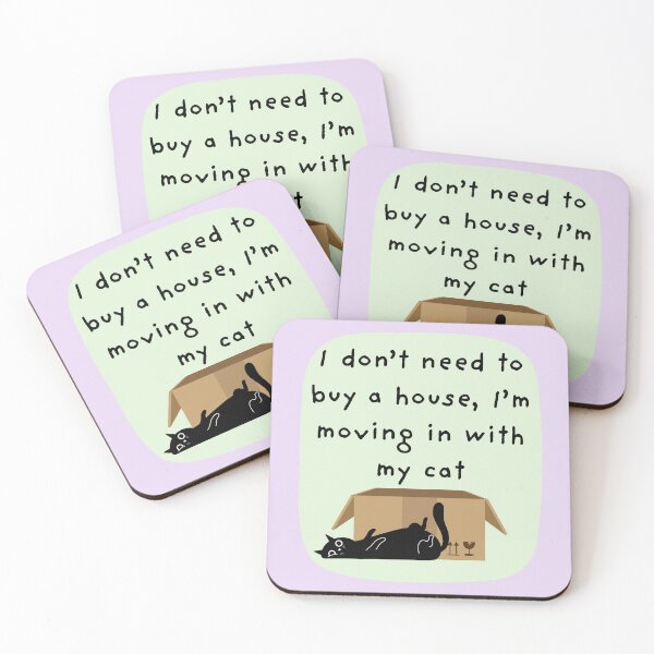 Item preview, Moving in with my cat designed and sold by Yankee Doodle Gandy.
