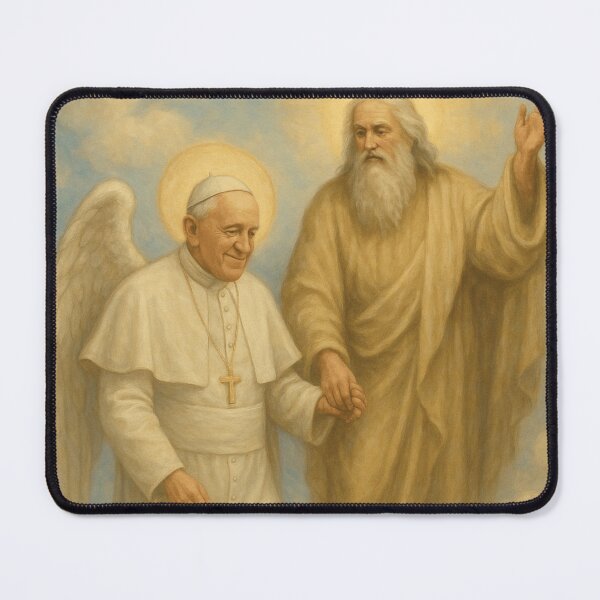 Item preview, The Ascension of Pope Francis to the Celestial Realm designed and sold by artes-lunares.