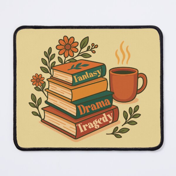 Item preview, Fantasy Drama Tragedy Subtle Book Lover Floral Theatre Funny Anti Trump FDT designed and sold by wtfbba.