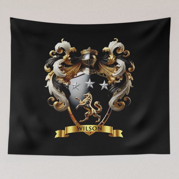 Item preview, Wilson Family Crest – Historic Coat of Arms, Ancestral Heritage Symbol designed and sold by Highlandkings.