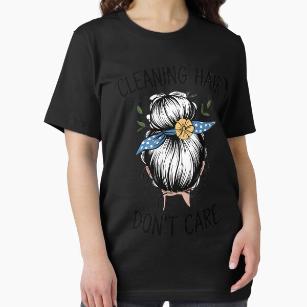 Item preview, Cute Cleaning Lady - Cleaning Hair Don’t Care designed and sold by PortraitFantasy.