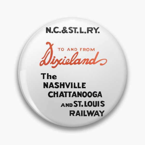 Item preview, Vintage Nashville Chattanoga and St Louis Railway - To and From Dixieland designed and sold by QuayTradingCo.
