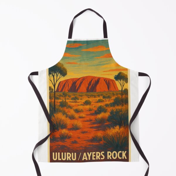 Item preview, Uluru / Ayers Rock Red Desert Landscape, Northern Territory Australia designed and sold by Places On Earth.