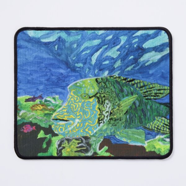 Item preview, Humphead Wrasse ( Critically Endangered Fish) designed and sold by ArtbyBrittney.