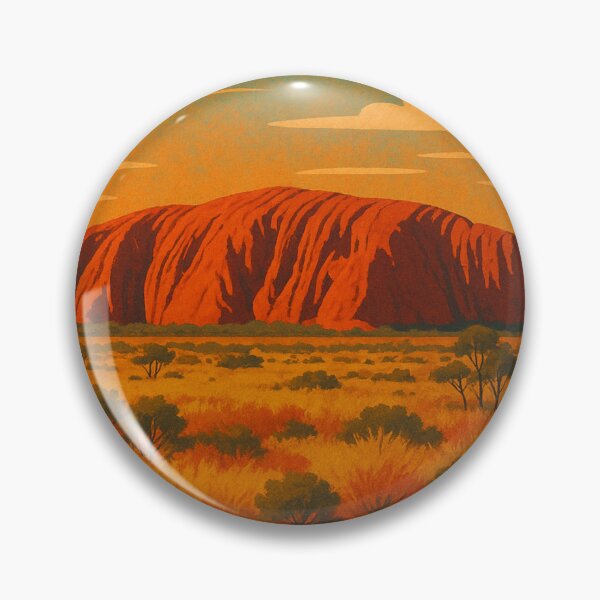 Item preview, Sunrise Over Uluru in Central Australia, Northern Territory designed and sold by Places On Earth.