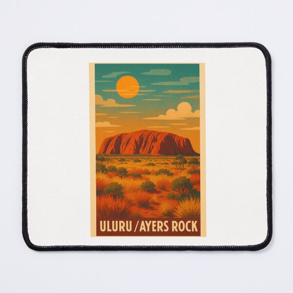 Item preview, Sunrise Over Uluru in Central Australia, Northern Territory designed and sold by Places On Earth.