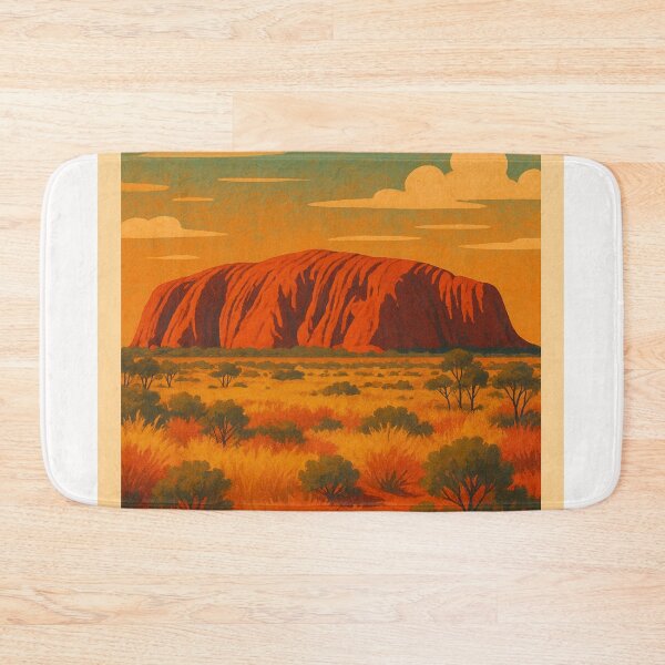 Item preview, Sunrise Over Uluru in Central Australia, Northern Territory designed and sold by Places On Earth.